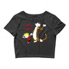calvin hobbes Crop Top