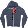 red balloons Zipper Hoodie