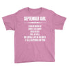 Super September Girl Youth Tee