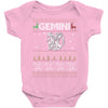 santa gemini christmas ugly t shirts Baby Onesie