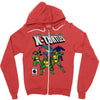 x turtles, mutants in a half shell Zipper Hoodie