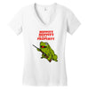hippity hoppity get off my property Women's V-Neck T-Shirt