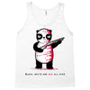 black, red and white Tank Top