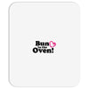 Bun in the Oven with Heart Baby Girl Mousepad