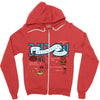 my upside down life Zipper Hoodie