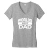 World's Best Dad Ever Women's V-Neck T-Shirt