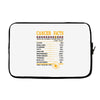 Cancer Facts Zodiac Laptop sleeve