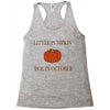 due in october Racerback Tank