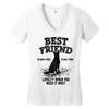Best Friend German Shepherd Women's V-Neck T-Shirt