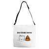 best friends forever Adjustable Strap Totes