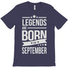 legends are born in september T-Shirt