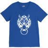 fenrir wolf motif V-Neck Tee