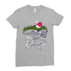 don't step on the grass Ladies Fitted T-Shirt