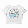 quiet place Crop Top