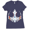 rebel ship Ladies Fitted T-Shirt