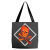 3d skull squad Tote Bags