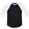 The Universe Is Made Of Protons Neutrons Elektrons And Morons 3/4 Sleeve Shirt