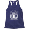 straight outta tilted towers Racerback Tank