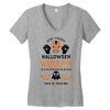 halloween warrior Women's V-Neck T-Shirt