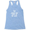 judge not lest ye be judy Racerback Tank