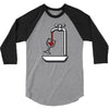 wine 3/4 Sleeve Shirt