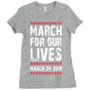 March For Our Lives Ladies Fitted T-Shirt