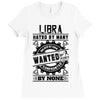 Libra Hated By Many Wanted By Plenty Ladies Fitted T-Shirt