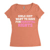 girls just want to have fundamental rights Women's Triblend Scoop T-shirt