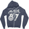 made in 1987 Zipper Hoodie
