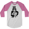 uncle sam 3/4 Sleeve Shirt
