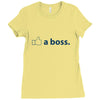 like a boss Ladies Fitted T-Shirt