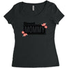 blessed mommy  flower Women's Triblend Scoop T-shirt