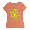 brain squad Women's Triblend Scoop T-shirt