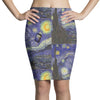 tardis starry night Pencil Skirts