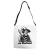 i don't roll a d20 on shabbos Adjustable Strap Totes