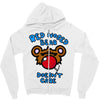 red nosed bear Zipper Hoodie