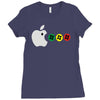 apple mac man Ladies Fitted T-Shirt