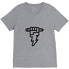 pencil lightning V-Neck Tee