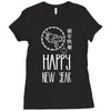 happy new year Ladies Fitted T-Shirt
