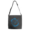 save the narwhales Adjustable Strap Totes