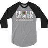 proud autism son 3/4 Sleeve Shirt
