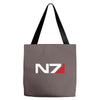 mass effect n7 logo Tote Bags