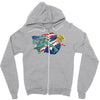 nasty woman vs trump Zipper Hoodie