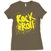 rock music r3 Ladies Fitted T-Shirt
