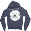 dj remix funny mens Zipper Hoodie