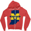 Indiana for Michigan - Limited edition Zipper Hoodie