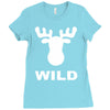 wild animal funny Ladies Fitted T-Shirt