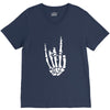 skeleton hand V-Neck Tee