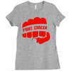fight cancer Ladies Fitted T-Shirt