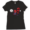unicorn spidey Ladies Fitted T-Shirt